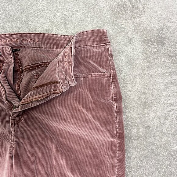 American Eagle Stretch Pants Corduroy Hi Rise Jegging 20 Long Outdoorsy Casual - Picture 2 of 16